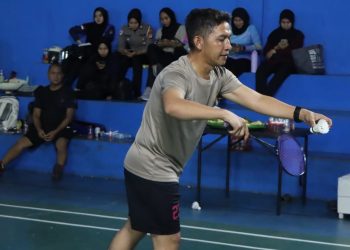 Memperingati Hari Bhayangkara Ke-79, Polres HST Gelar Turnamen Badminton