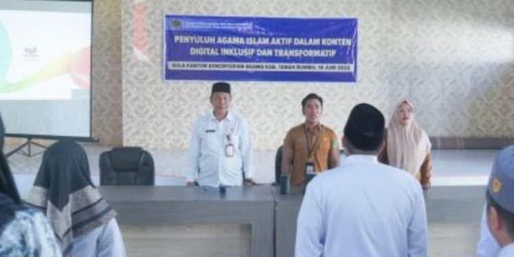 Kemenag Tanbu Gelar Pelatihan Pembuatan Konten Digital