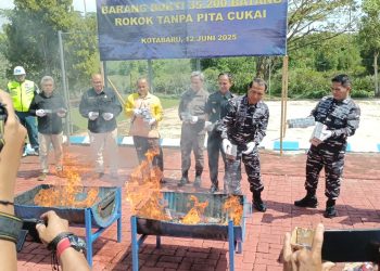 Ribuan Batang Rokok Tanpa Cukai Dimusnahkan