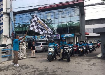 STSJ Yamaha Gelar Rolling City Bersama Pengguna Yamaha Gear 125