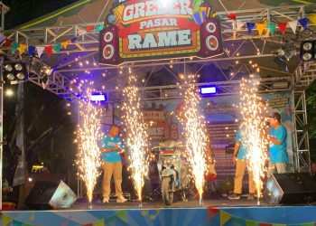Begini Kemeriahan Yamaha Grebek Pasar Rame 2025 di Menara Pandang Banjarmasin