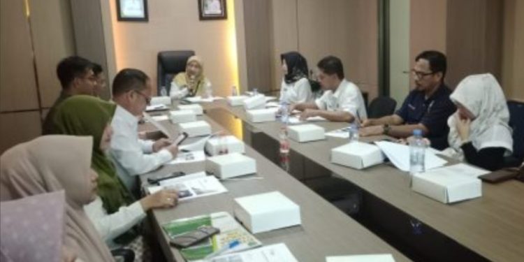 Pemkab Tanbu Gelar Monitoring dan Evaluasi Perlindungan Jaminan Sosial Ketenagakerjaan Pekerja Jasa Konstruksi