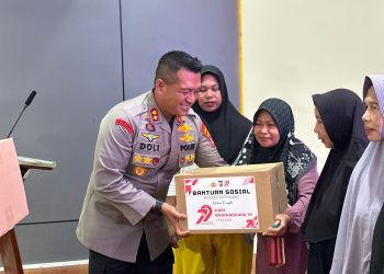 Sambut Hari Bhayangkara Ke-79, Polres Kotabaru Bagikan 1.500 Paket Sembako