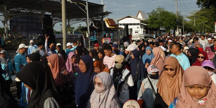 Ribuan Warga Banjarmasin Meriahkan Jalan Sehat di Momen Tahun Baru Islam