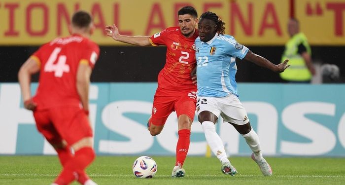 Makedonia Utara Vs Belgia Tuntas 1-1