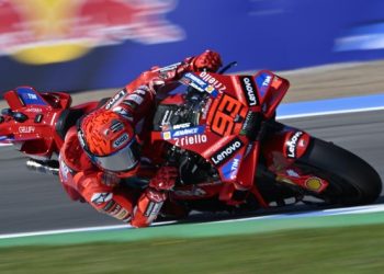 Hasil Sprint Race MotoGP Belanda: Marquez Menang, Quartararo Jatuh