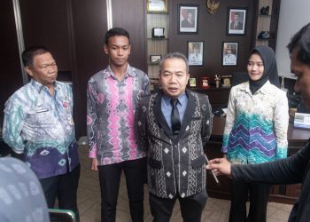 Pj Sekdaprov Terima Dua Pelajar Kalsel Peserta Paskibraka Nasional