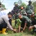 Wujud Kepedulian Lingkungan, Kodim HST Tanam Pohon di Pengambau Hilir Luar
