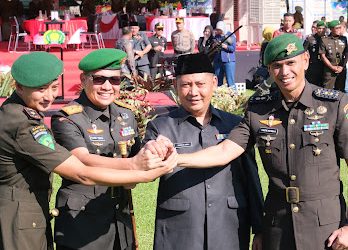 Bupati HST Apresiasi Danyon 621 yang Lama, dan Sambut Hangat Danyon yang Baru