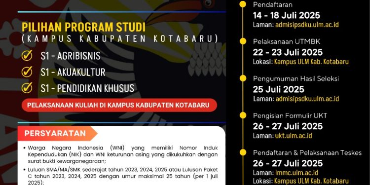 PSDKU ULM Siap Memulai Perkuliahan di Kotabaru