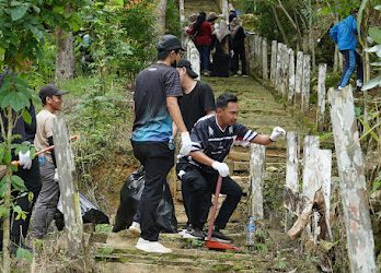 Dukung FOLU Net Sink 2030, Ratikita.id Gelar Aksi Bersih Lingkungan di Wisata Pagat HST