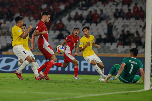 Indonesia vs Brunei Darussalam di Piala AFF U-23: Jens Raven Menggila, Garuda Muda Pesta Gol 8-0