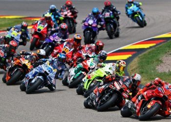 MotoGP Jerman: Marquez Menang, Rival Berjatuhan, Sisa 10 Finis