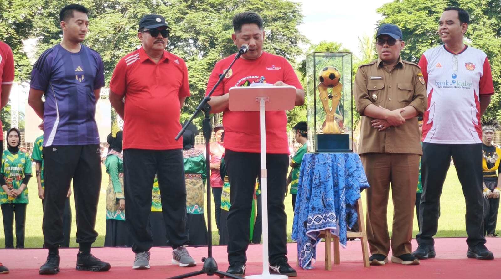 Samsul Rizal Berharap Kejuaraan Bupati HST Cup 2025 Cetak Pesebakbola Berprestasi