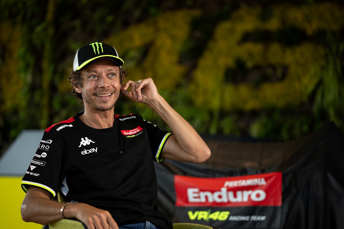Valentino Rossi Mengaspal di Jakarta Jelang MotoGP Mandalika 2025