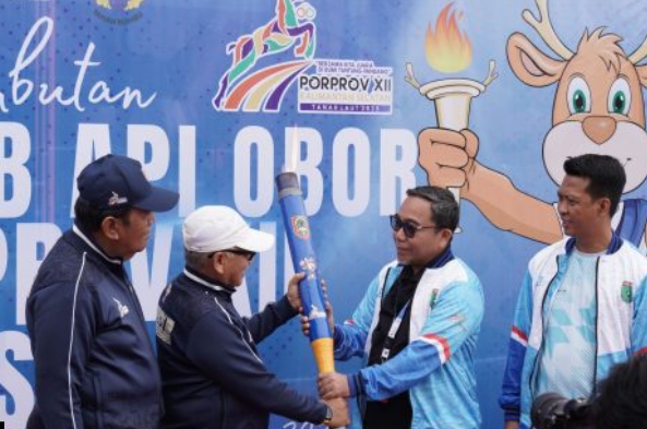 Semarak Tanah Bumbu Sambut Obor PORPROV Kalsel XII