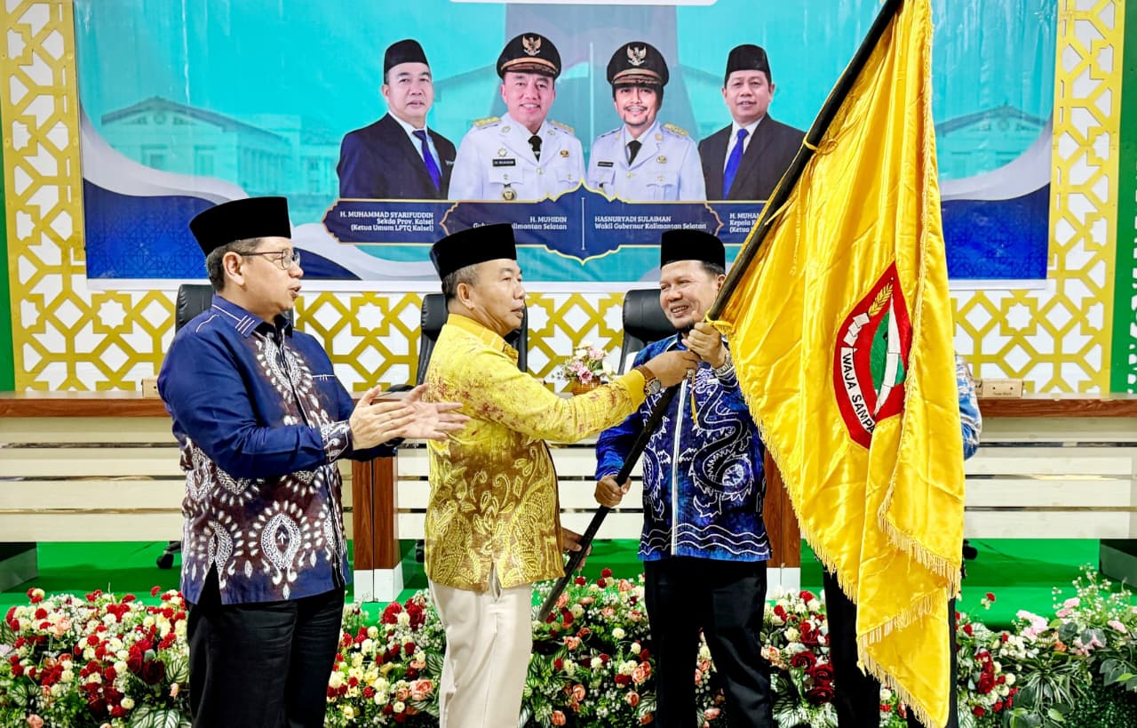 Dilepas Sekdaprov M Syarifuddin, Kafilah Kalsel Ditarget 3 Besar STQH Nasional XXVIII