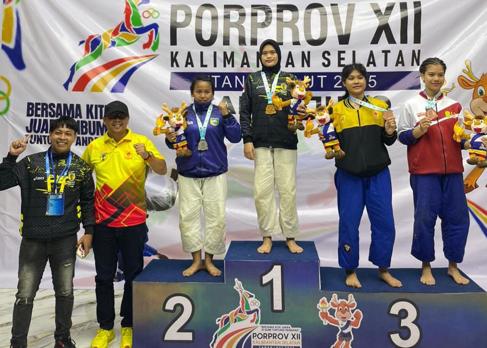 Judo Sumbang Emas Perdana Kontingen HST di Porprov Kalsel XII Tanah Laut