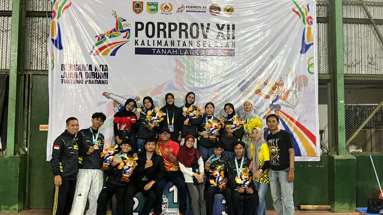 Lagi, Atlet Taekwondo HST Sumbang Dua Emas di Porprov XII Kalsel