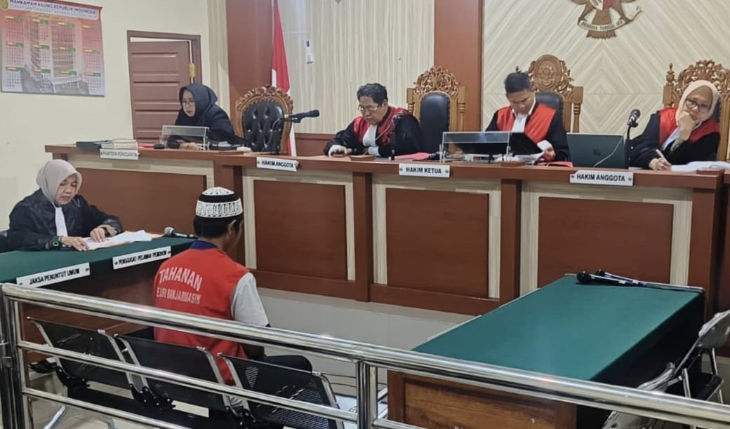 Promotor Judi Online, Pemuda Banjarmasin Dituntut 2,5 Tahun Penjara