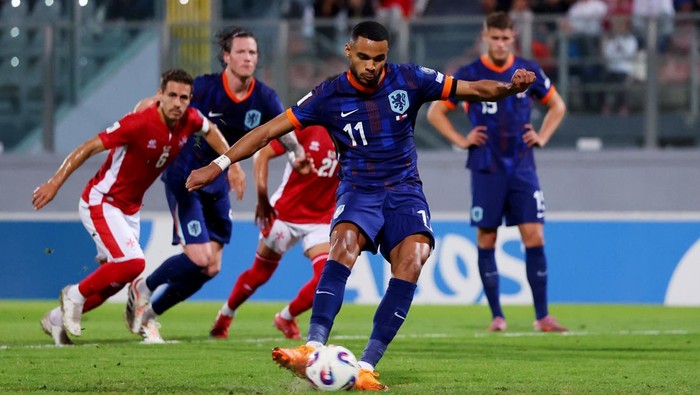 Malta Vs Belanda: Gakpo Brace Penalti, De Oranje Menang 4-0