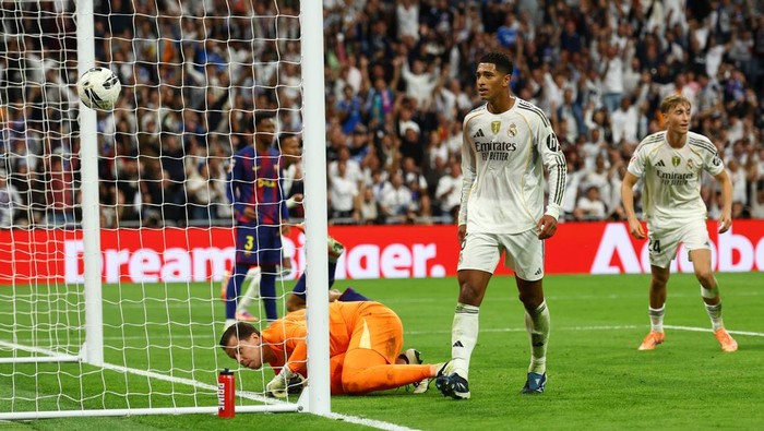 Real Madrid Vs Barcelona: Mbappe & Bellingham Menangkan Los Blancos 2-1