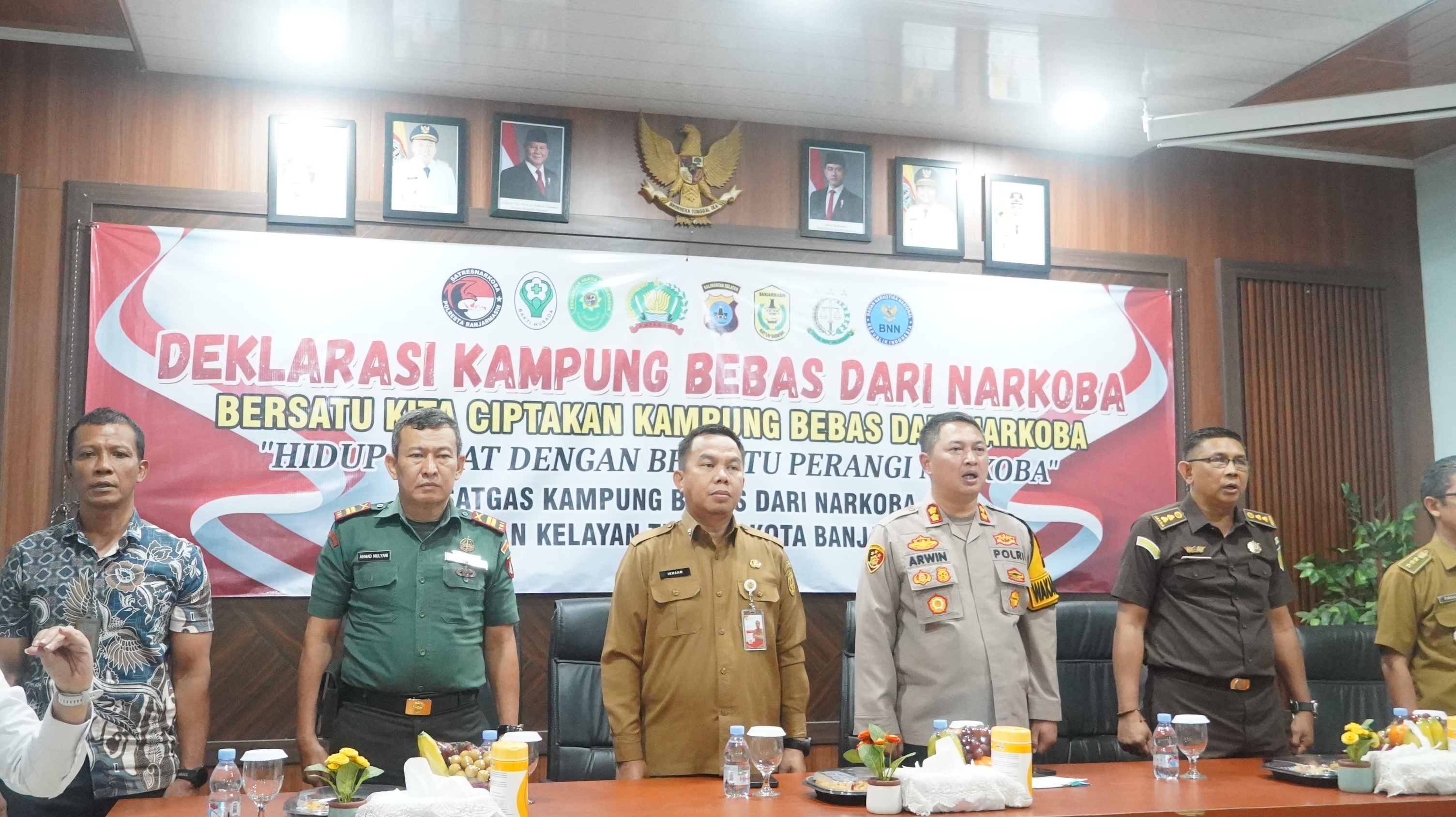 Pemko Banjarmasin dan Forkopimda Bersinergi Wujudkan Kampung Bebas Narkoba