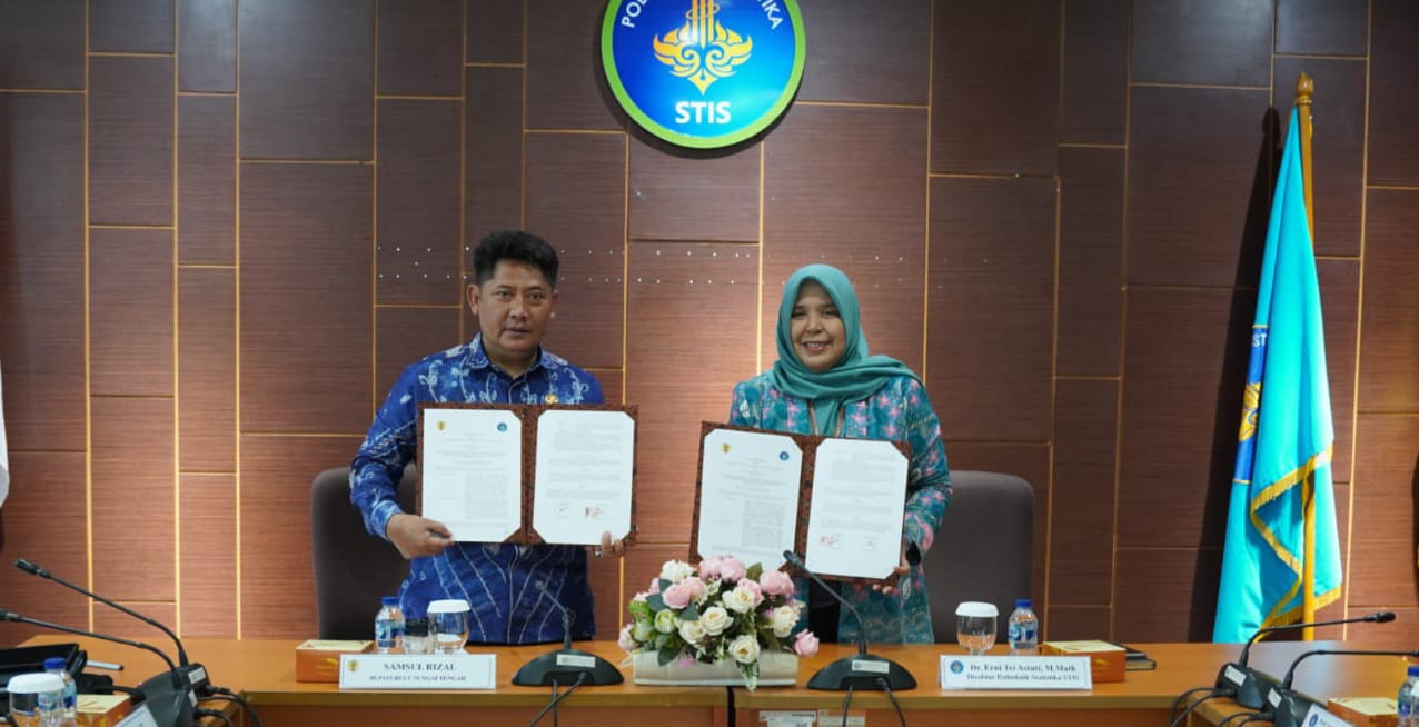 Pemkab HST dan Politeknik Statistika STIS Teken MoU untuk Perkuat Pembangunan Berbasis Data