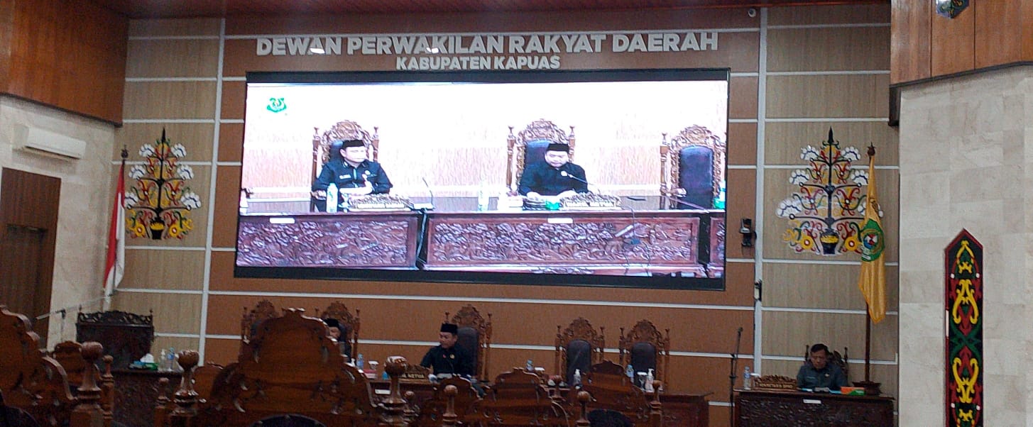 Sekda Kapuas Hadiri Rapat Paripurna, Bahas Perubahan Tatib dan Propemperda 2026
