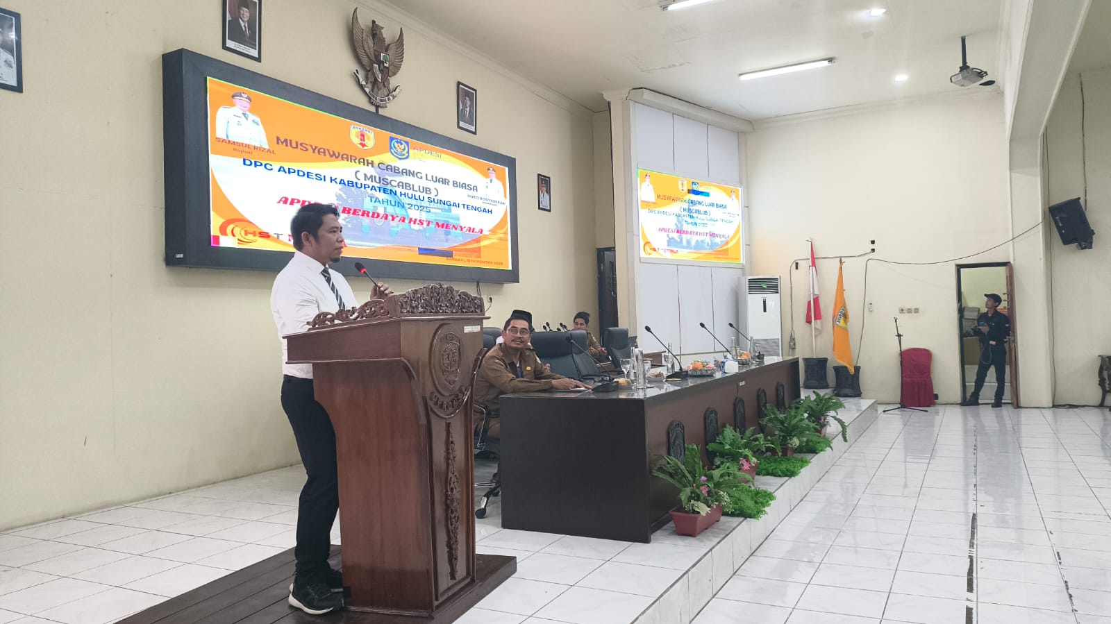 Samsul Rizal Apresiasi Terselengara Muscablub DPC APDESI HST