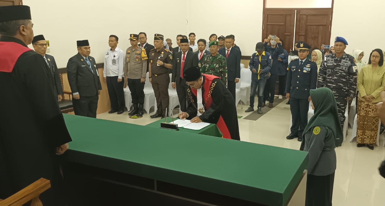 Herdiyanto Sutantyo Dilantik sebagai Wakil Ketua PN Kotabaru