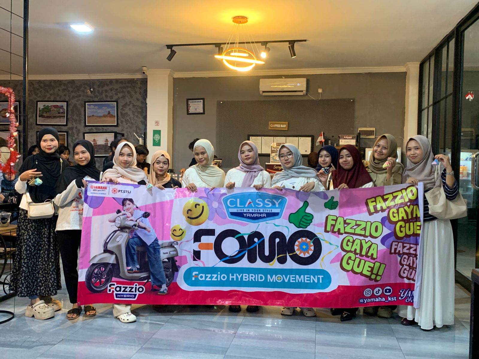 Gebrakan Kreatif, Puluhan Anak Muda Banjarmasin Nikmati Keseruan “FOMO Fazzio Hybrid Movement Gaya Gue”