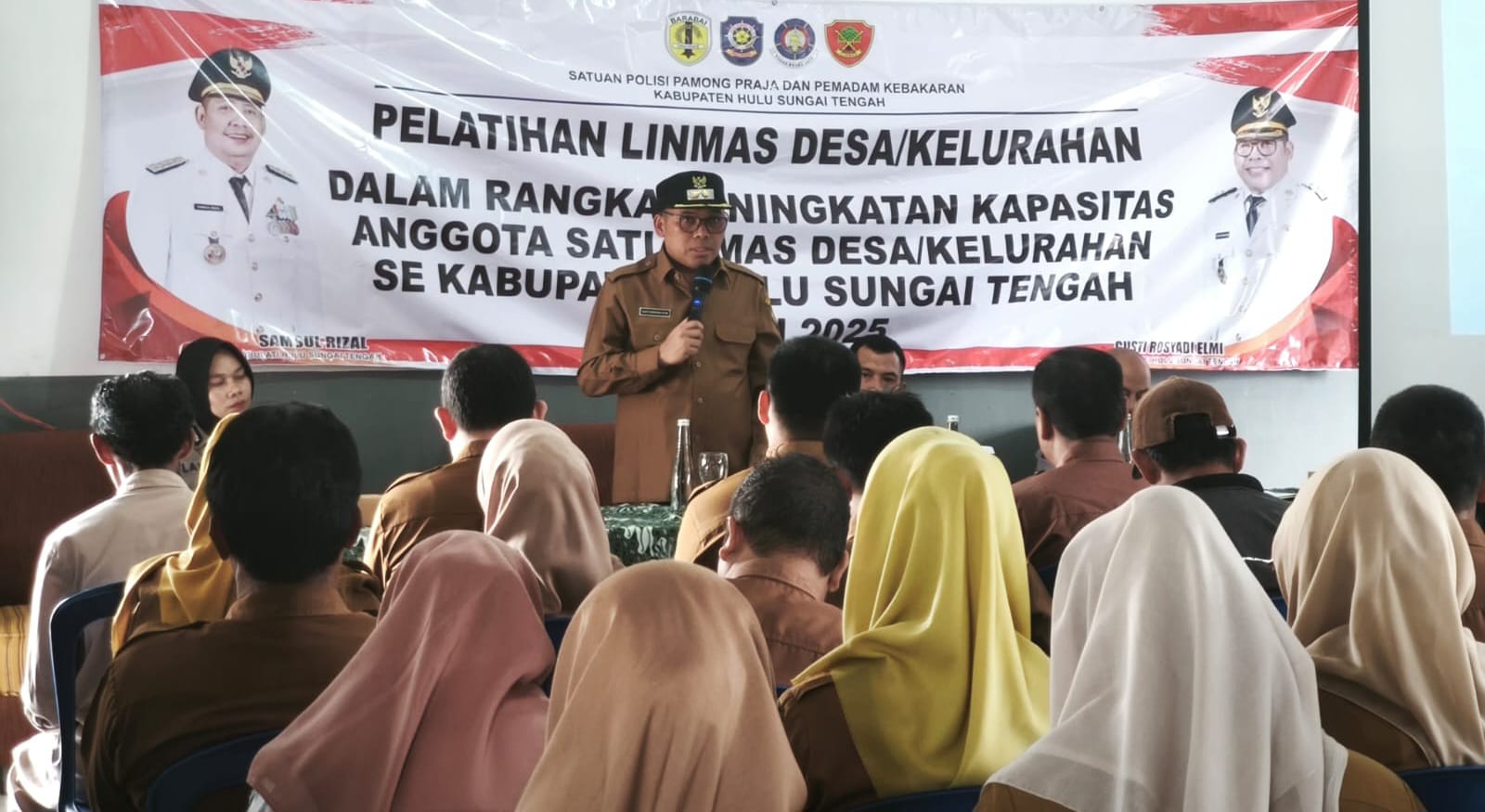 Pemkab HST Tingkatkan Kapasitas Anggota Satlinmas