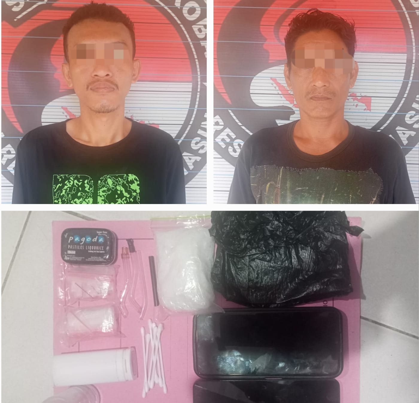 Dua ‘Budak Narkoba’ Diamankan, Polisi Temukan 94,47 Gram Sabu