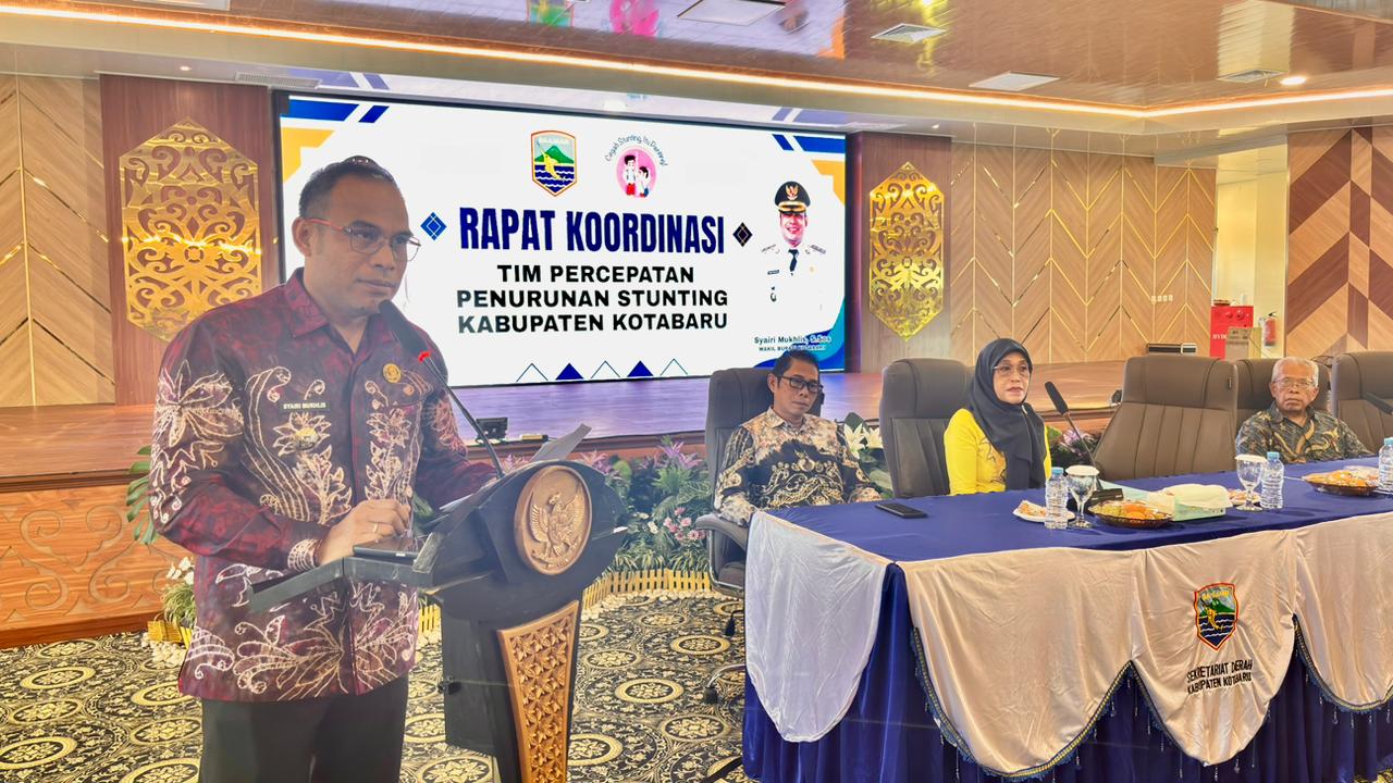 Pemkab Kotabaru Gelar Rakor TPPS 2025, Perkuat Sinergi Lintas Sektor untuk Percepatan Penurunan Stunting