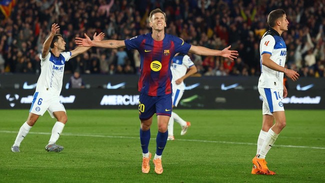 Hasil Liga Spanyol: Lumat Alaves, Barcelona Geser Madrid dari Puncak