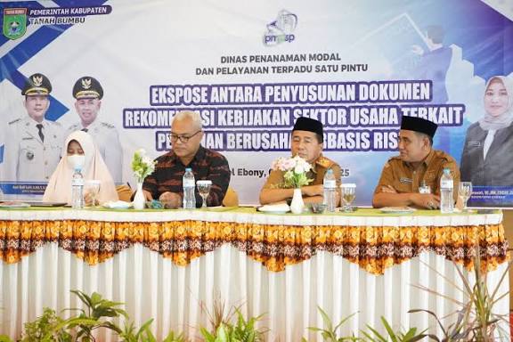 Pemkab Tanah Bumbu Gelar Ekspose Penyusunan Kebijakan Perizinan Berbasis Risiko