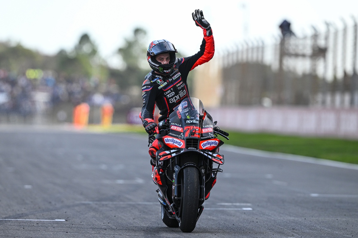 Hasil MotoGP Portugal: Bezzecchi Kalahkan Marquez dan Acosta