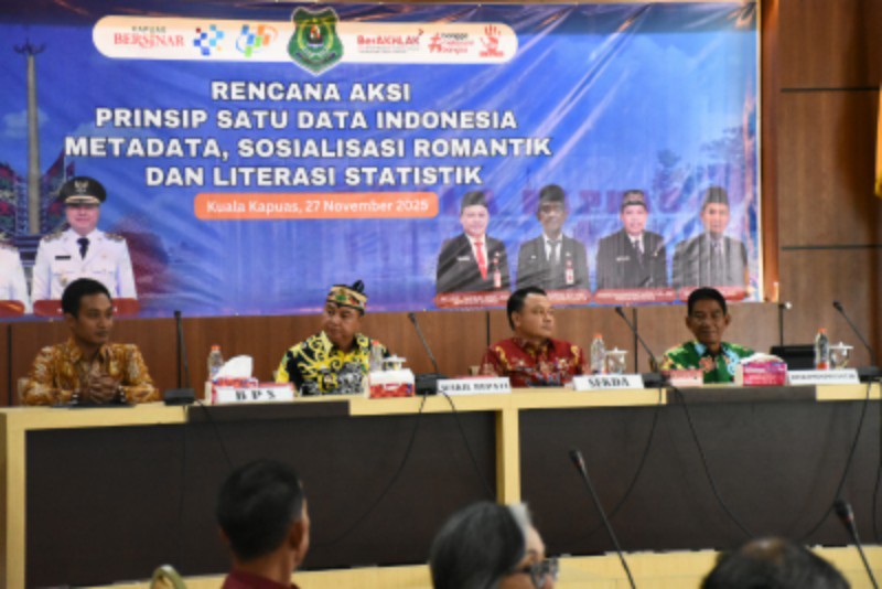 Wakil Bupati Kapuas Buka Rakor Satu Data Indonesia, Tekankan Kolaborasi Data Akurat