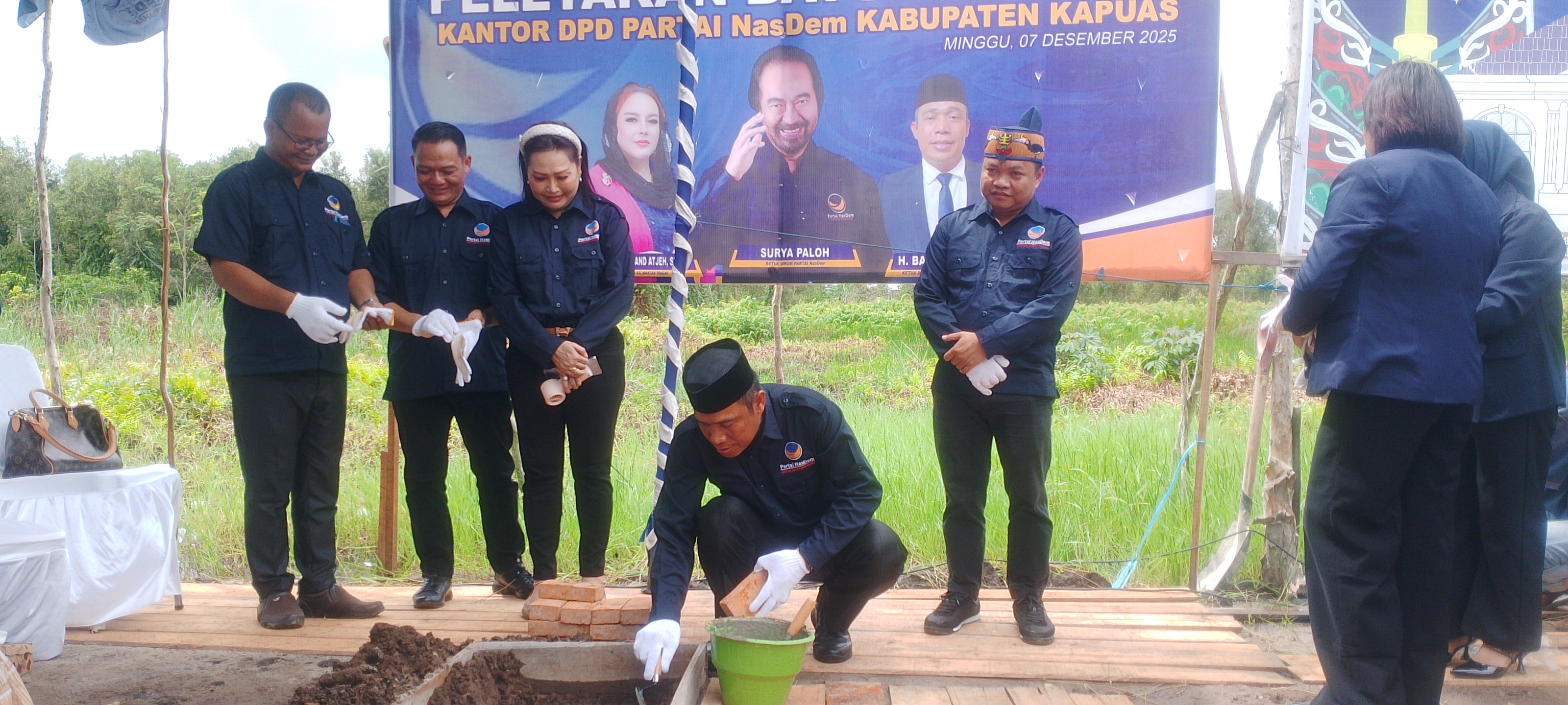 Pembangunan Kantor DPD Partai NasDem Kapuas