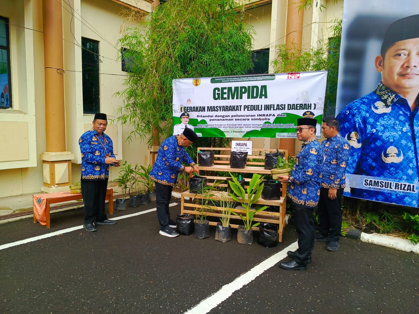 HUT Ke-54 KORPRI, Samsul Rizal Berharap ASN HST Semakin Inovatif dan Siap Memberikan Pelayanan Terbaik