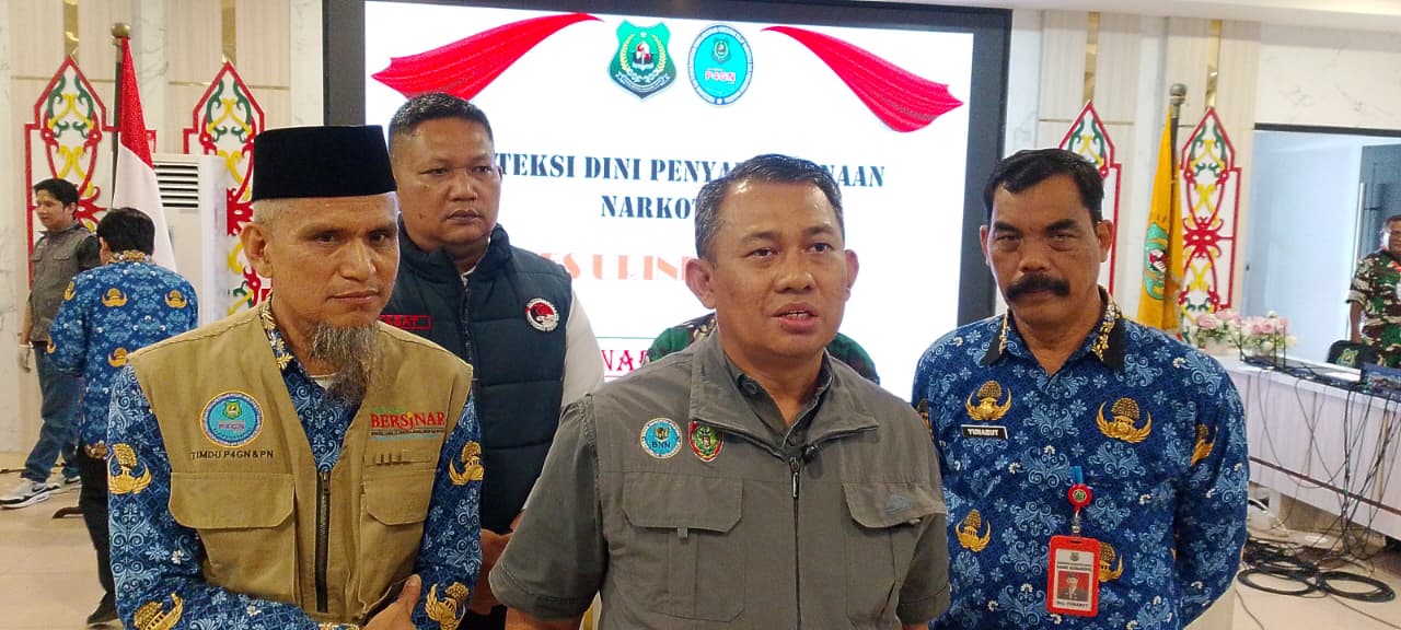 Komitmen Wujudkan Kapuas Bersinar, Pejabat Eselon II dan III Jalani Tes Urine