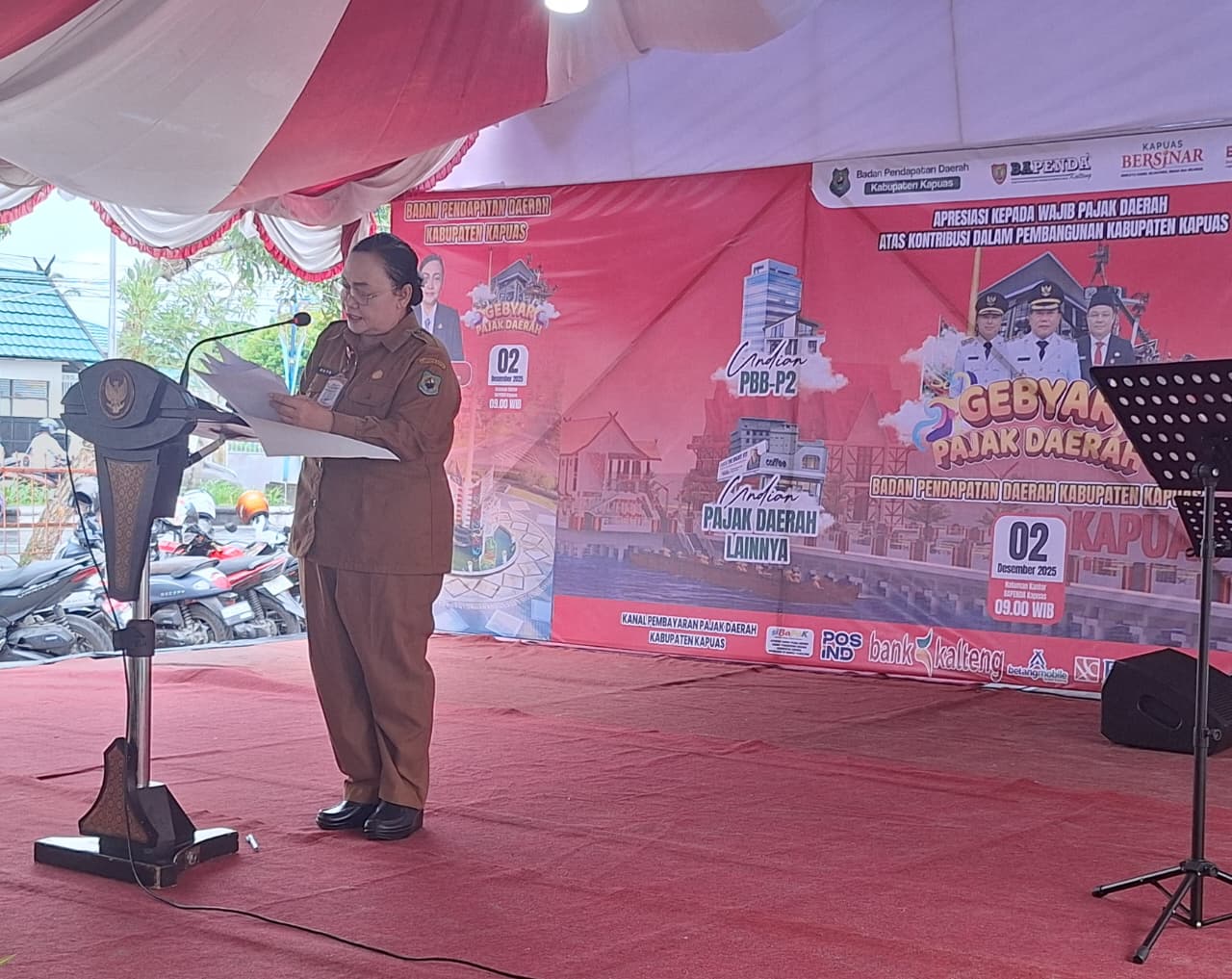 Gebyar Pajak Daerah 2025 Dorong Optimalisasi PAD Kapuas