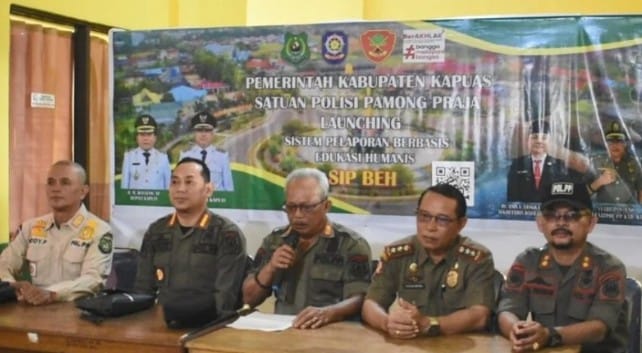 Satpol PP Kapuas Luncurkan Sistem Pelaporan Berbasis Edukasi dan Humanis