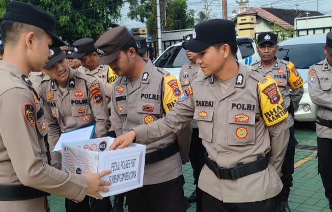 Polres HST Galang Donasi untuk Korban Bencana Alam