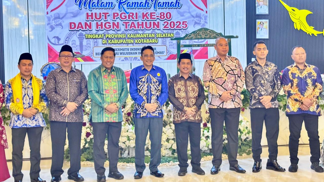 Pemkab Kotabaru Gelar Malam Ramah Tamah HUT Ke-80 PGRI dan Hari Guru Nasional