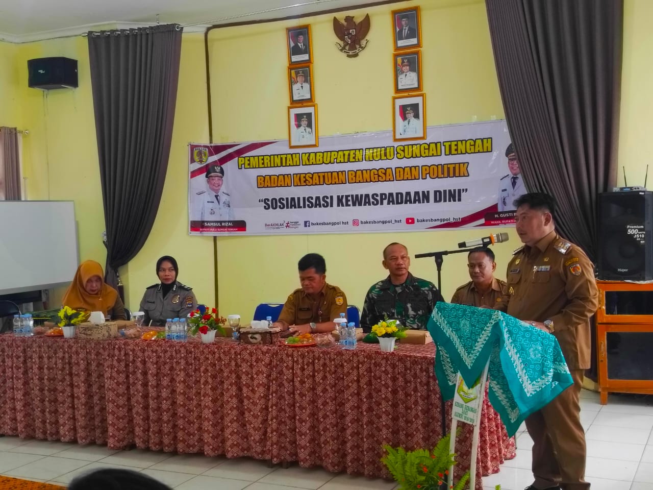 Kesbangpol Gelar Sosialisasi Pencegahan Potensi Gangguan Keamanan dan Kerawanan Sosial