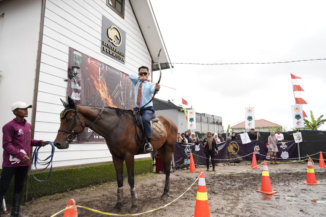 Kompetisi Horseback Archery, Walikota Yamin Dukung Pengembangan Atlet Berkuda