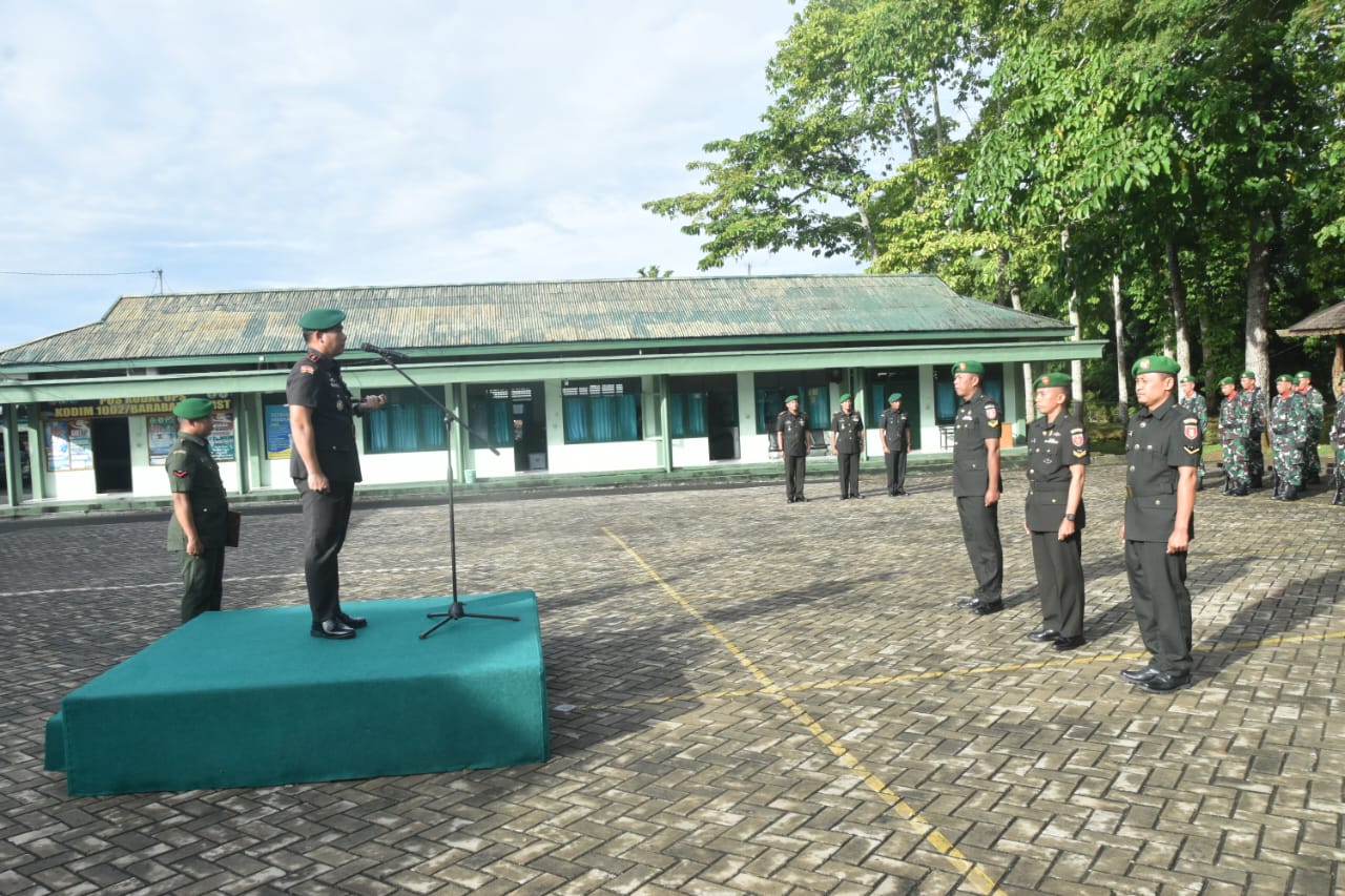 Dandim Pimpin Upacara Hari Juang Ke-80 TNI AD, Bacakan Amanat KASAD