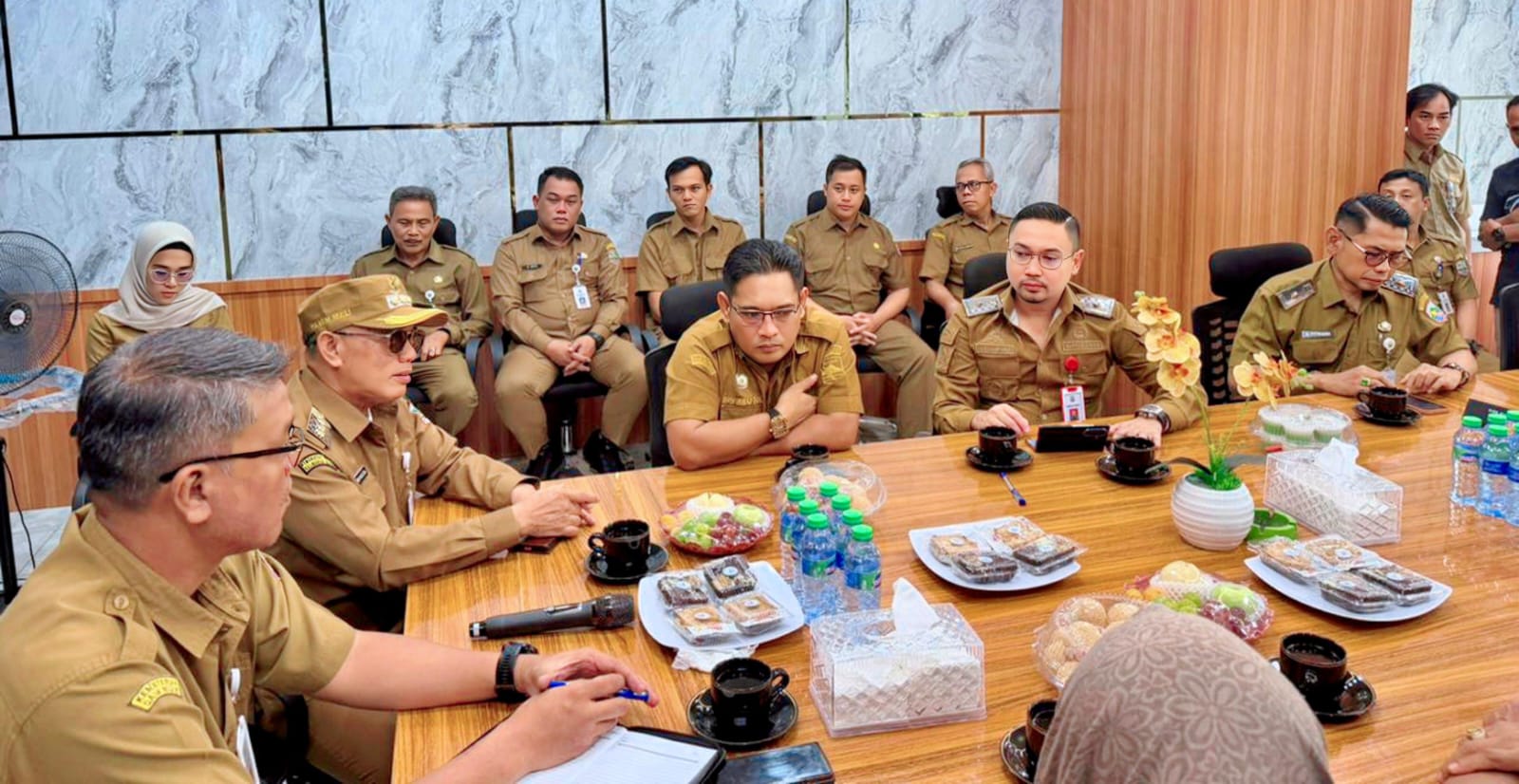 Satukan Visi Misi Arah Pembangunan Bersama SKPD, Bupati Kotabaru Sambangi Gedung Abdi Negara
